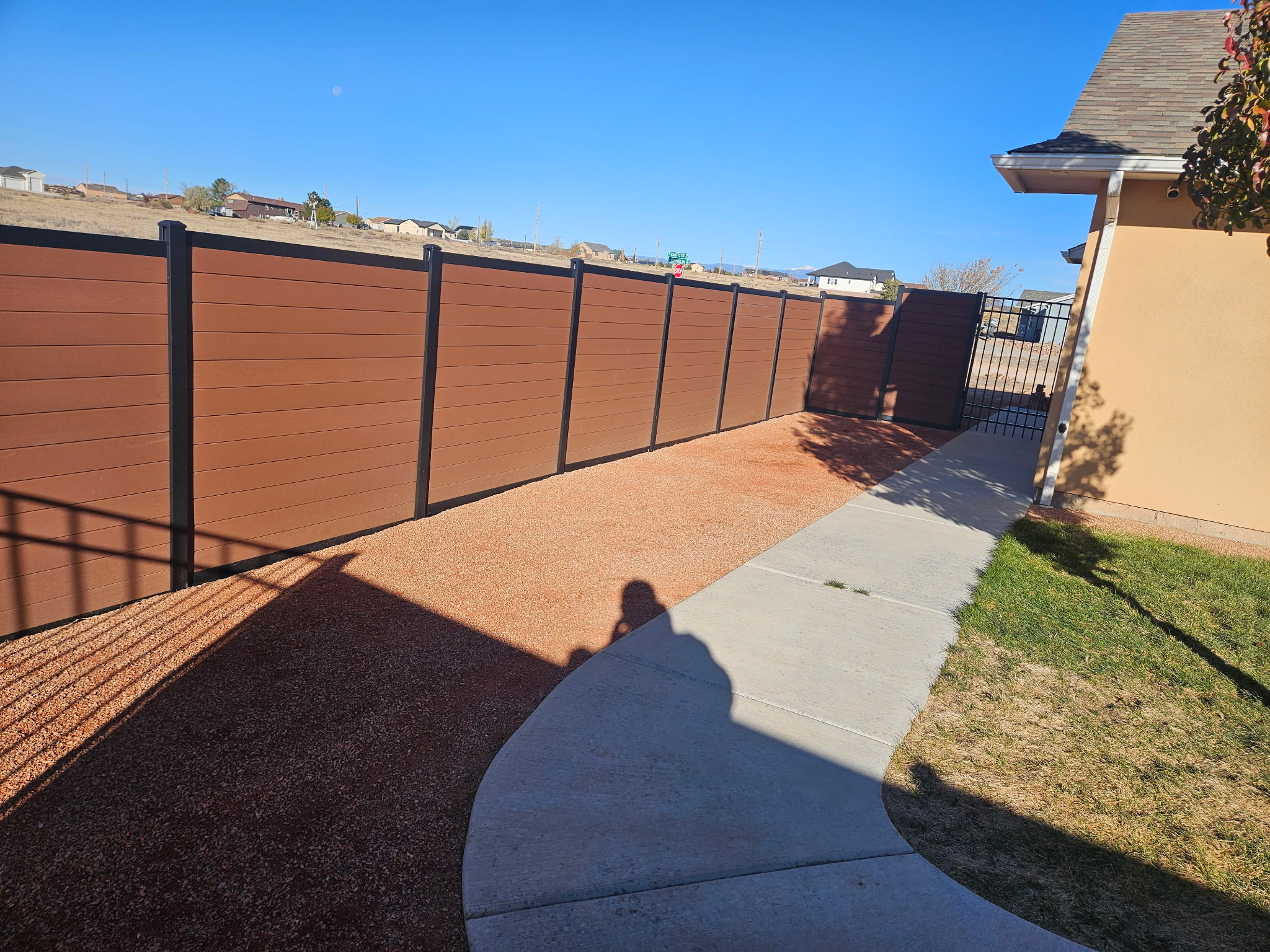 Composite fence project Colorado
